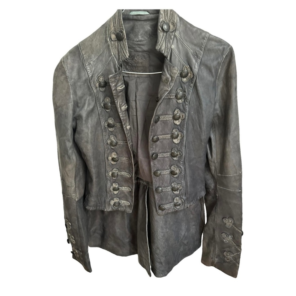 All Saints Leather Karst Jacket